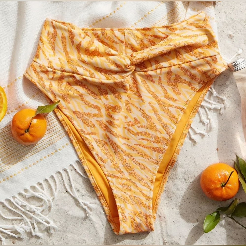 AERIE🪂 HIGH CUT CHEEKY BIKINI BOTTOM SIZE S